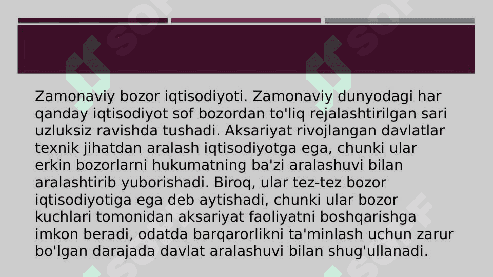 Zamonaviy bozor iqtisodiyoti 3