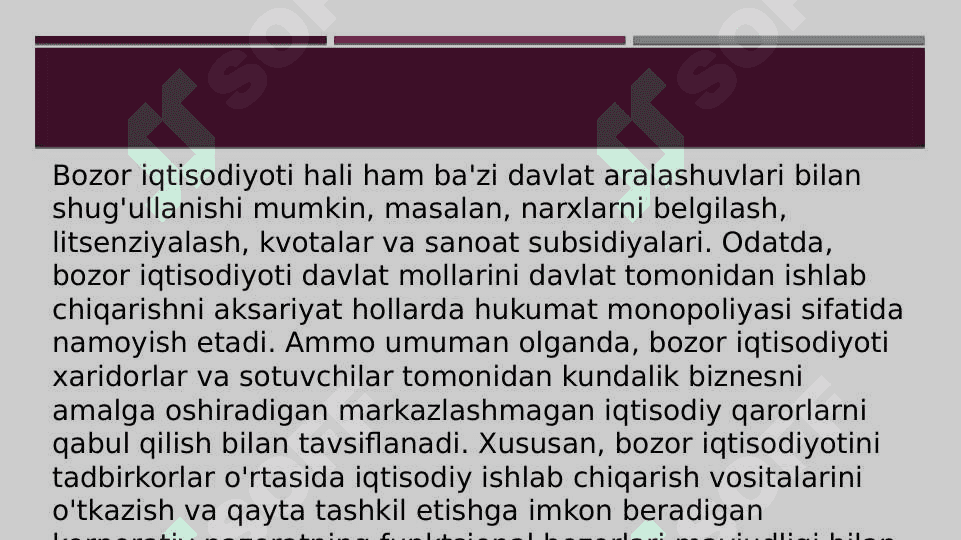 Zamonaviy bozor iqtisodiyoti 4
