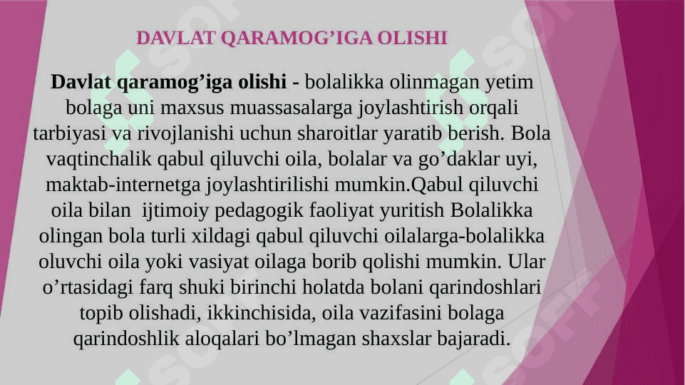 Oʻzbekiston hamda chet ellarda vasiylik va homiylik 8