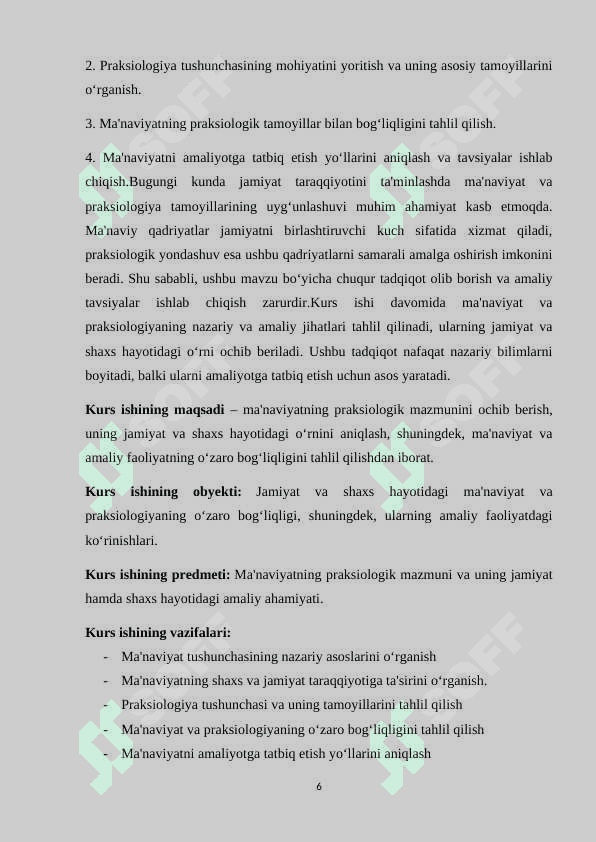 Ma'naviyatning praksiologik mazmuni 6