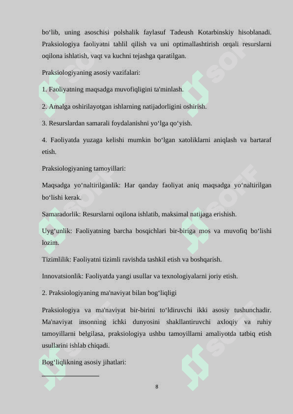 Ma'naviyatning praksiologik mazmuni 8