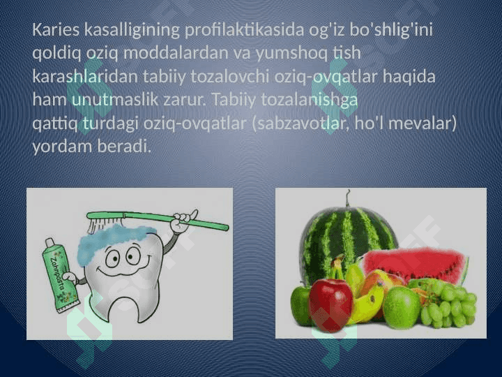 Karies profilaktikasi 2