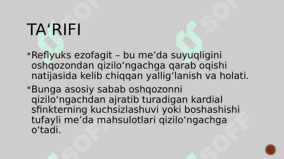 Ezofagial Reflyuks 2