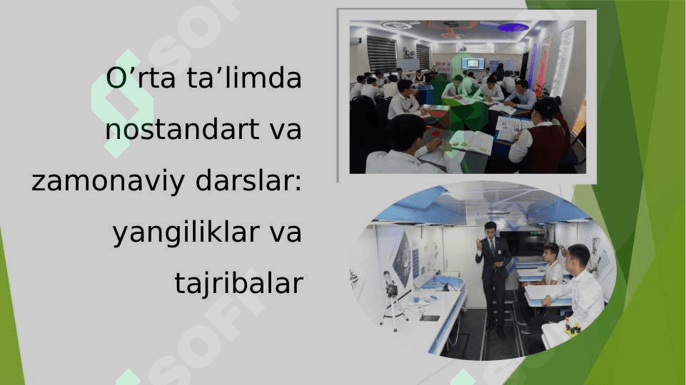 Nostandart darsning o'ziga xos xususiyatlari 3