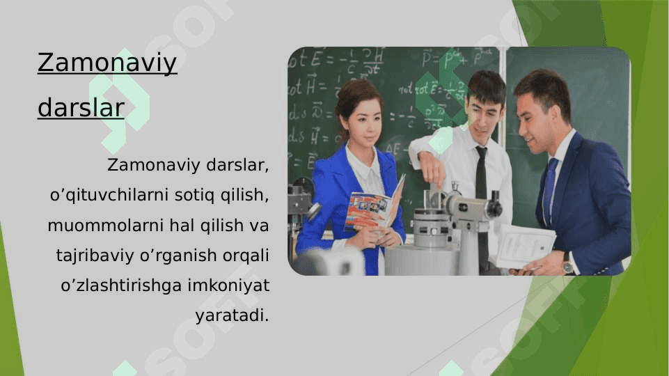 Nostandart darsning o'ziga xos xususiyatlari 6