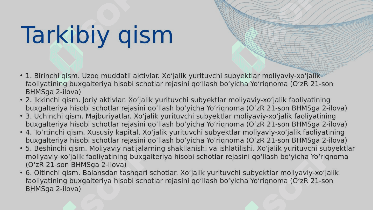 BHMS asosida schotlar rejasi va ularni qoʻllash 4
