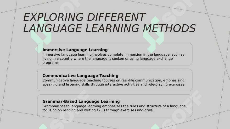 Correctly defining the purpose of learning a foreign language 3