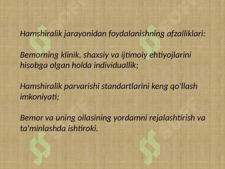 Hamshiralik jarayoni hamshiralik jarayoni bosqichlari va ularning umumiy xarakteristikasi 6