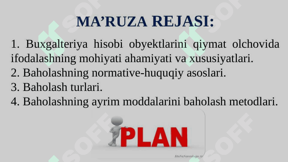 BUXGALTERIYA HISOBIDA  AKTIVLAR VA PASSIVLARNI  BAHOLASH 2