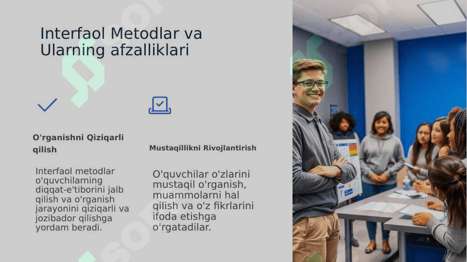 Interfaol Metodlarning Maqsadi va Vazifalari 4