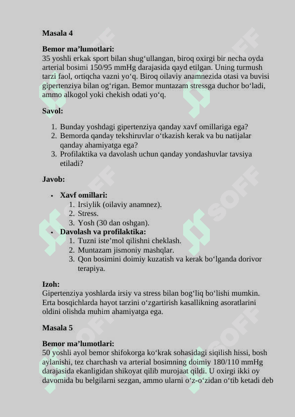 Arterial gipertenziya. Vaziyatli masalalar 4