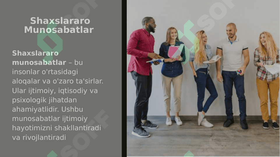 Shaxslararo Munosabatlarva Konfliktlar. 3