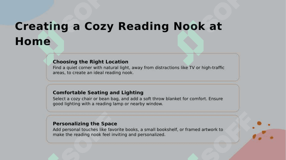 Reading in the library or at home 3