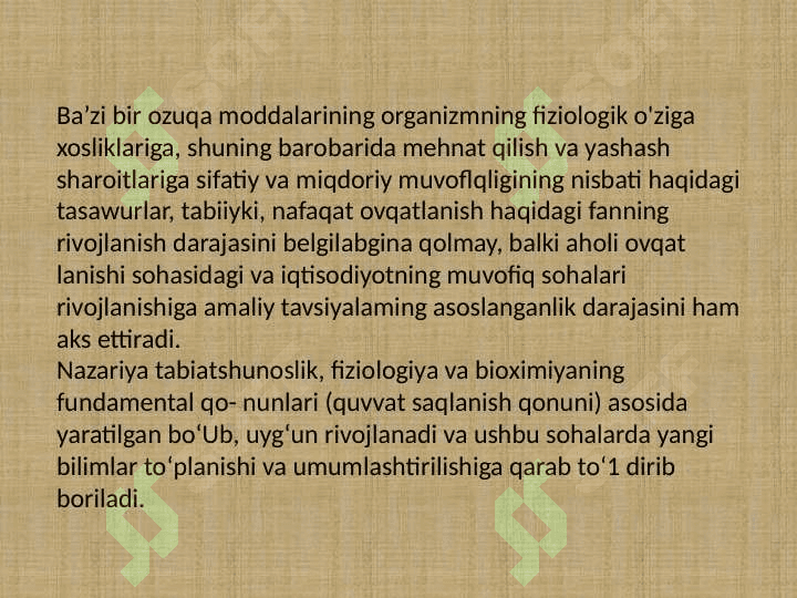 Tibbiyotda ovqatlanish nazariyasi va parhez stollari 5