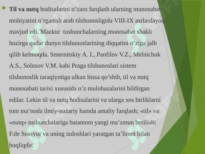 Til va nutq. Nutq odobi 2