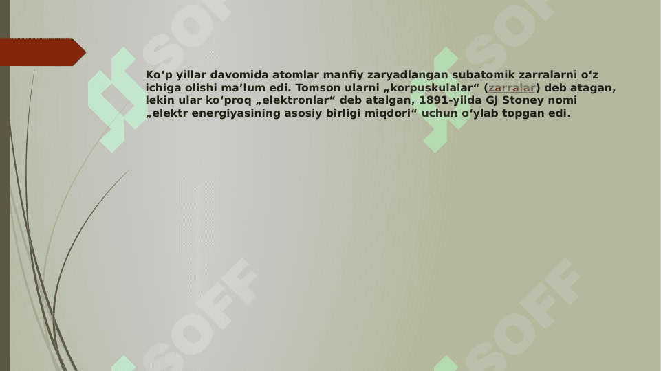 ATOMNING TOMSON MODELI 3