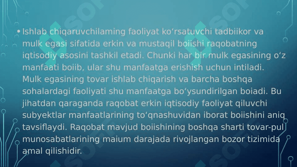 Raqobat va monopoliya 4