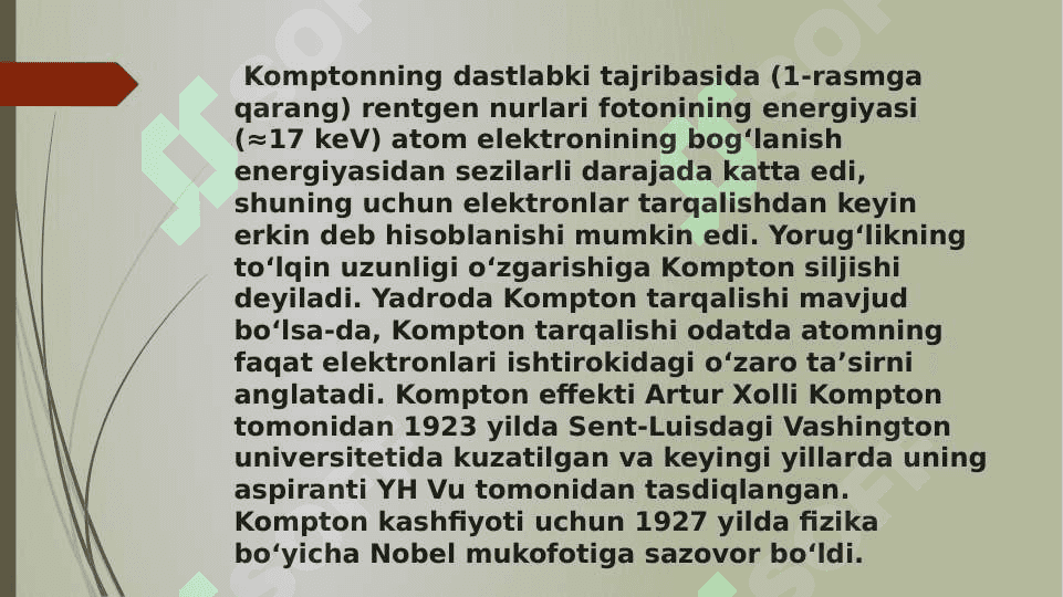KOMPTON EFFEKTI 4