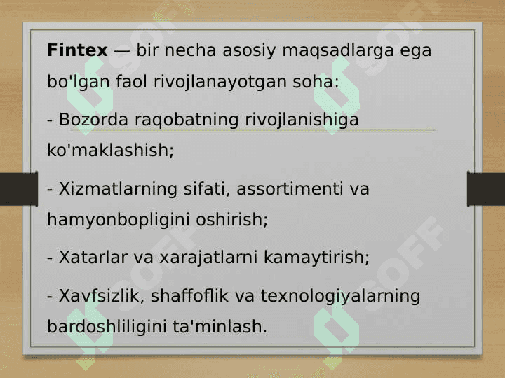 Innovatsion moliyaviy texnologiyalar 4