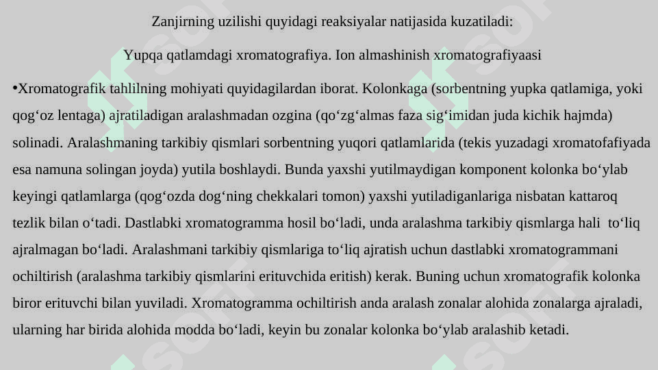 Xromotografik usullar va ularning mohiyati. Qog'ozdagi xromotografiya usullari 6