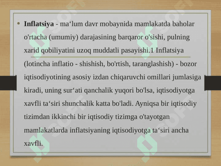 Inflatsiya va ishsizlik o'rtasidagi bog'liqlik. Filips egri chizig'i 2