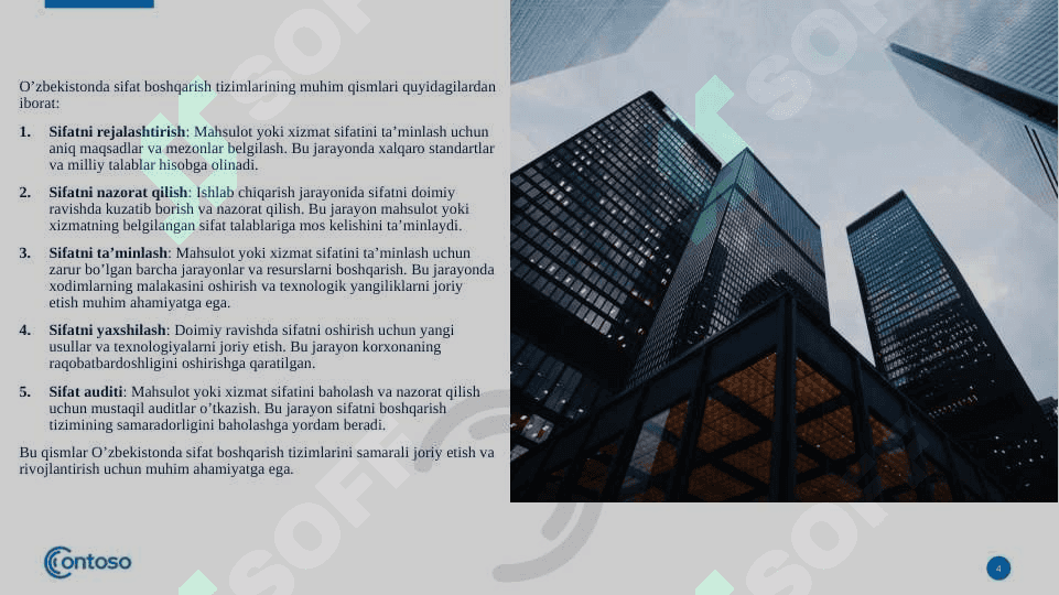 Sifat menejment mavzu: Sifat boshqaruvining mahalliy va xorijiy tajribasi 4