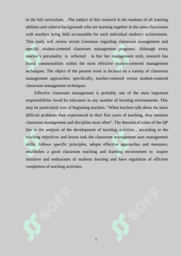 Indirect strategies for general management of learning 5