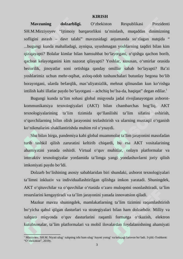 Ta’limda axborot-kommunikatsiya texnologiyalaridan foydalanishi 3