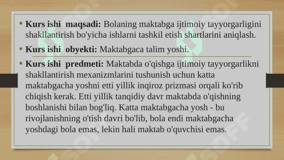 Bolani maktab ta’limiga ijtimoiy-psixologik tayyorgarligi 8