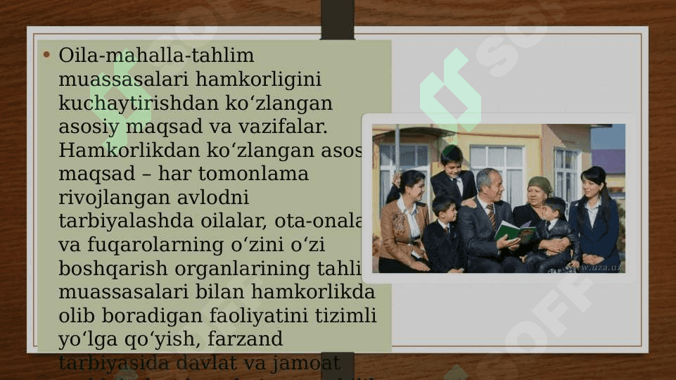 OILA, MAHALLA VA TA’LIM MUASSASASI IJTIMOIY-PEDAGOGIK HAMKORLIGI 3