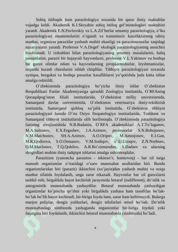 KASALLIK QO'ZG'ATUVCHI BIR HUJAYRALILAR  - KURS ISHI 4