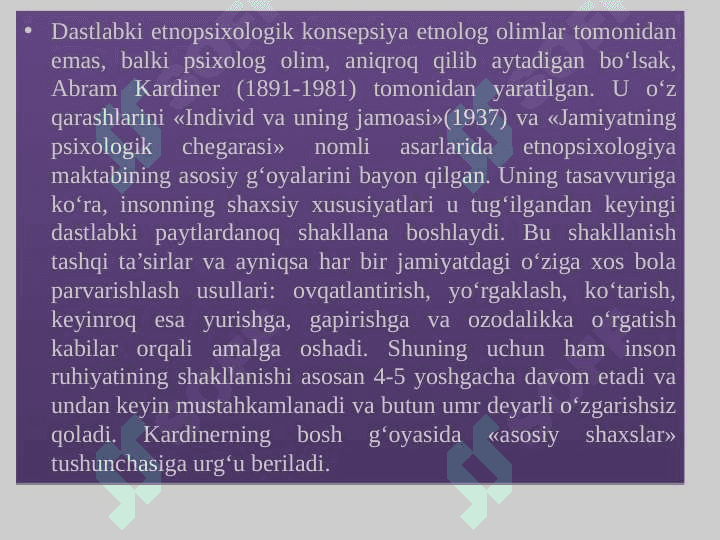 Etnomadaniyat va etnopsixologiya 8