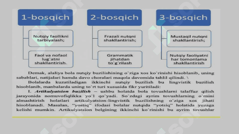 Nutq buzilishlarining psixoprofilaktikasi 8