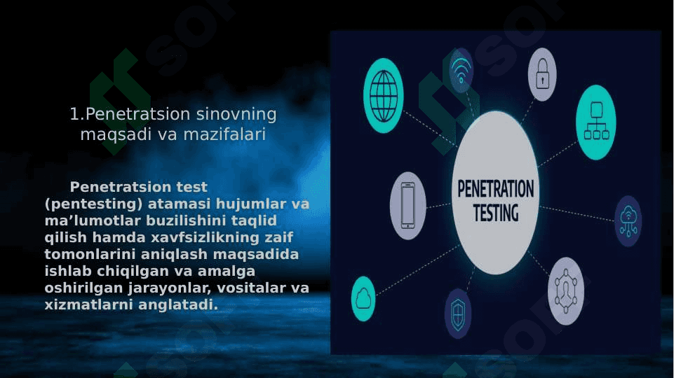 Penetratsion sinov turlari (Penetration Testing). 3