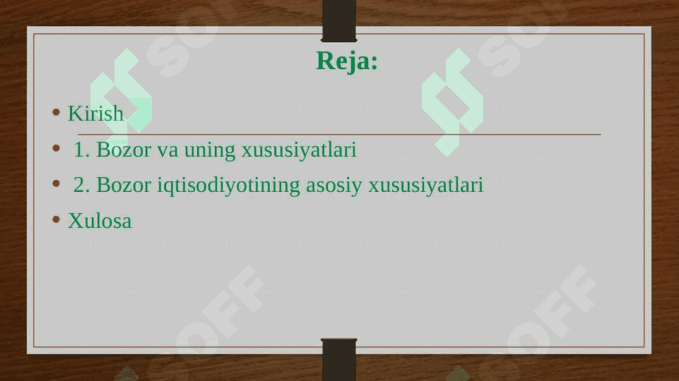Bozor iqtisodiyoti 2