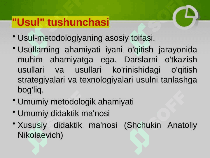 Chet tillarini o'qitish usullari 2