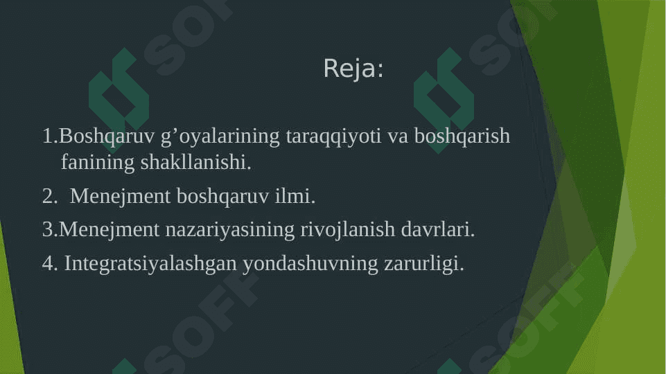 Menejment boshqaruv ilmi 2