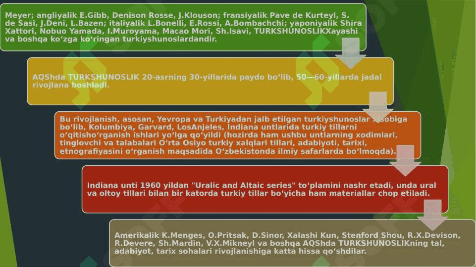 O`ZBEKISTONDAGI TURKSHUNOSLIK MARKAZLARI VA YETAKCHI TURKSHUNOSLAR 4