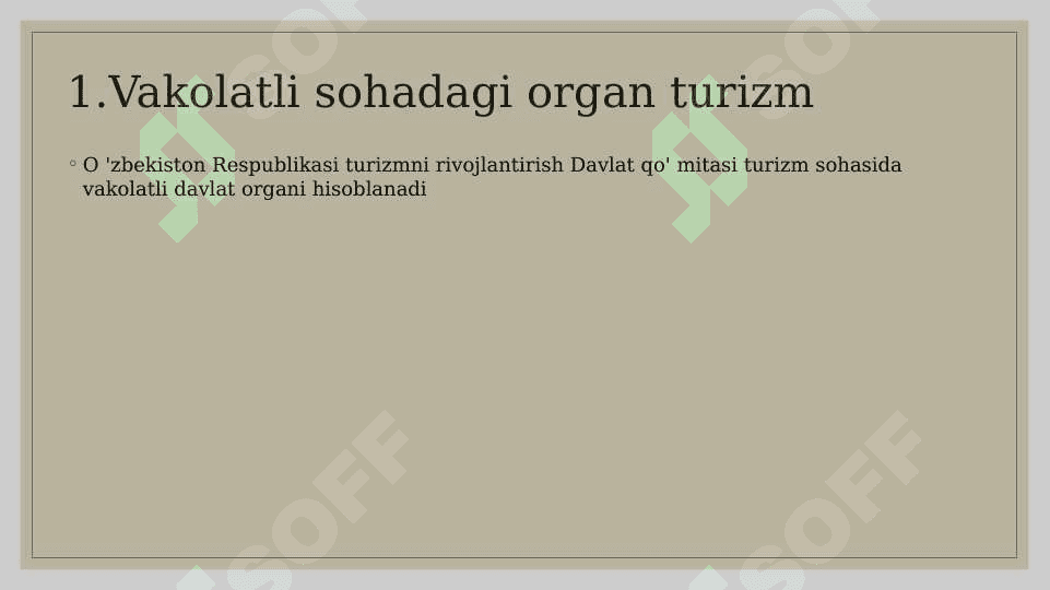 O'zbekistondagi turistik korxona faoliyatining huquqiy asoslari 4