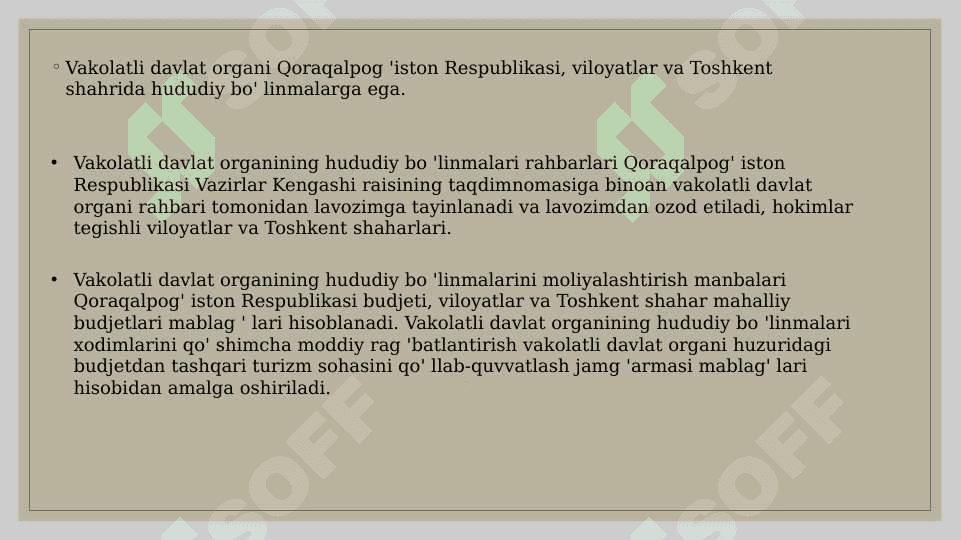 O'zbekistondagi turistik korxona faoliyatining huquqiy asoslari 6