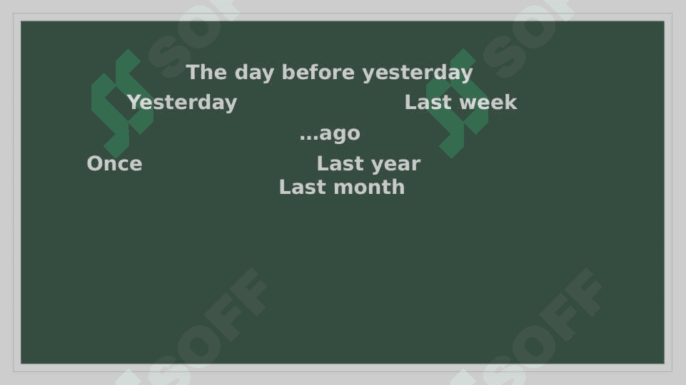 Past simple 2