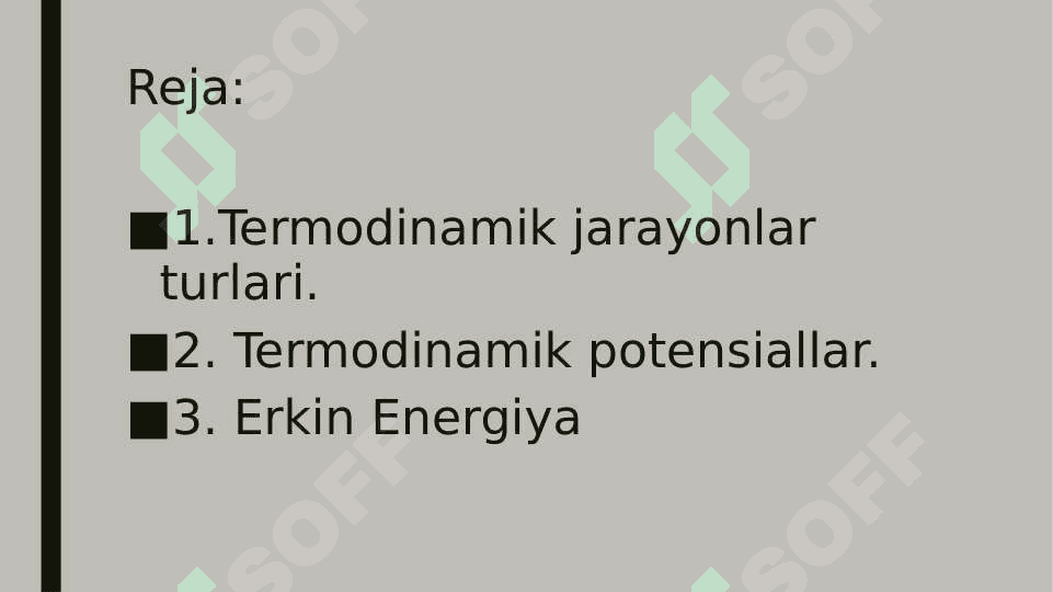 Qaytar va qaytmas jarayonlar 2