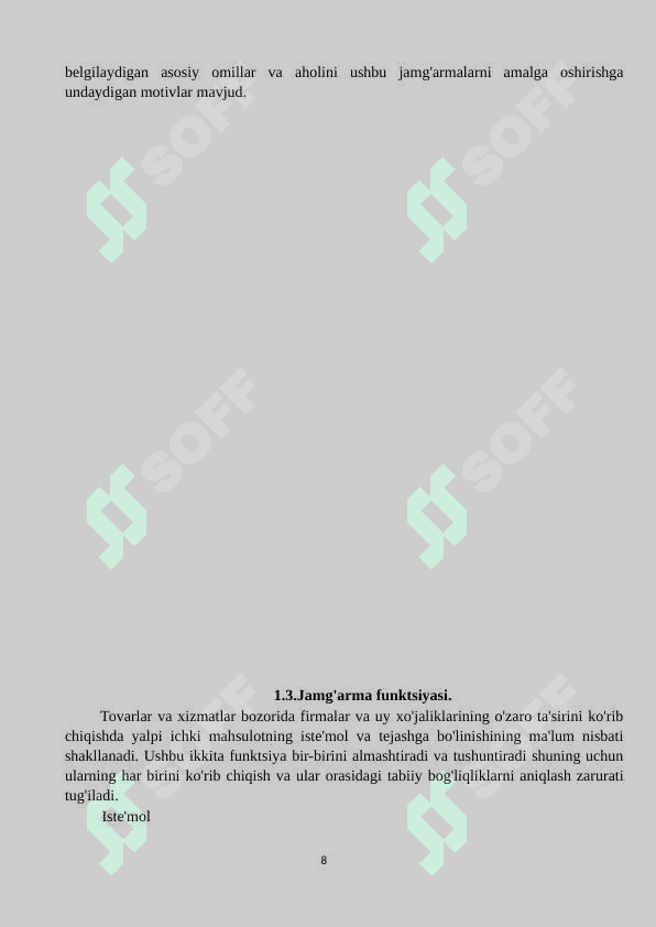 IQTISODIY JAMGʻARISH MOHIYATI VA MANBALARI 8