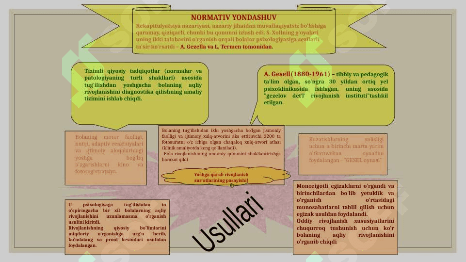 Rivojlanish psixologiyasining predmeti va vazifalari 5