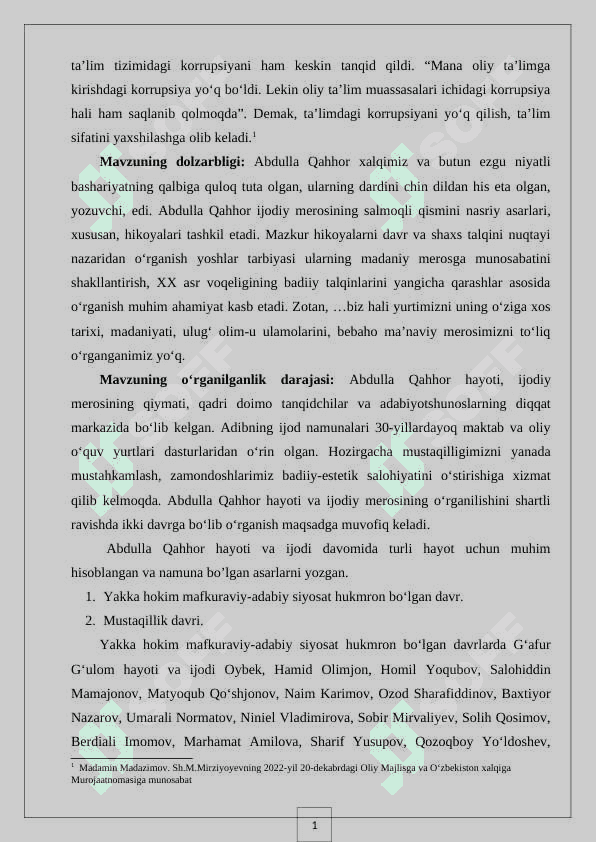 Abdulla qahhor satirik hikoyalar ustasi 4