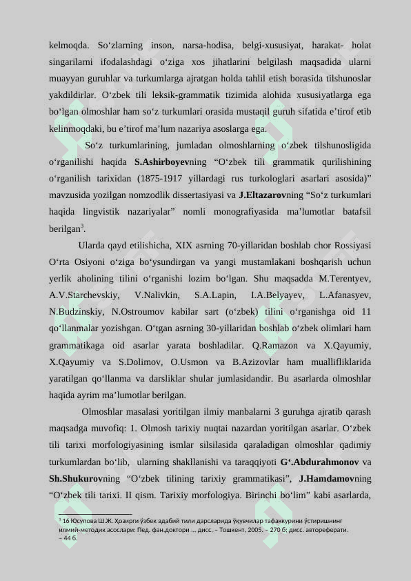 Boshqa turkum so‘zlarining olmoshga ko‘chishi 5