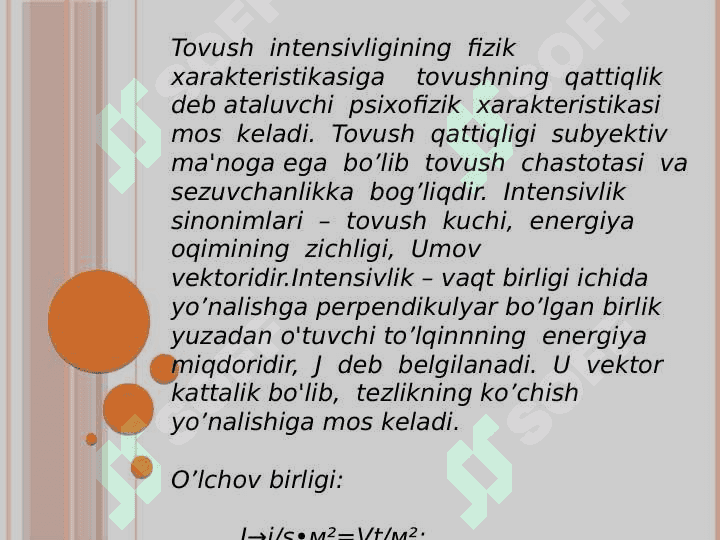 Klinikada tovushdan
foydalanish 6
