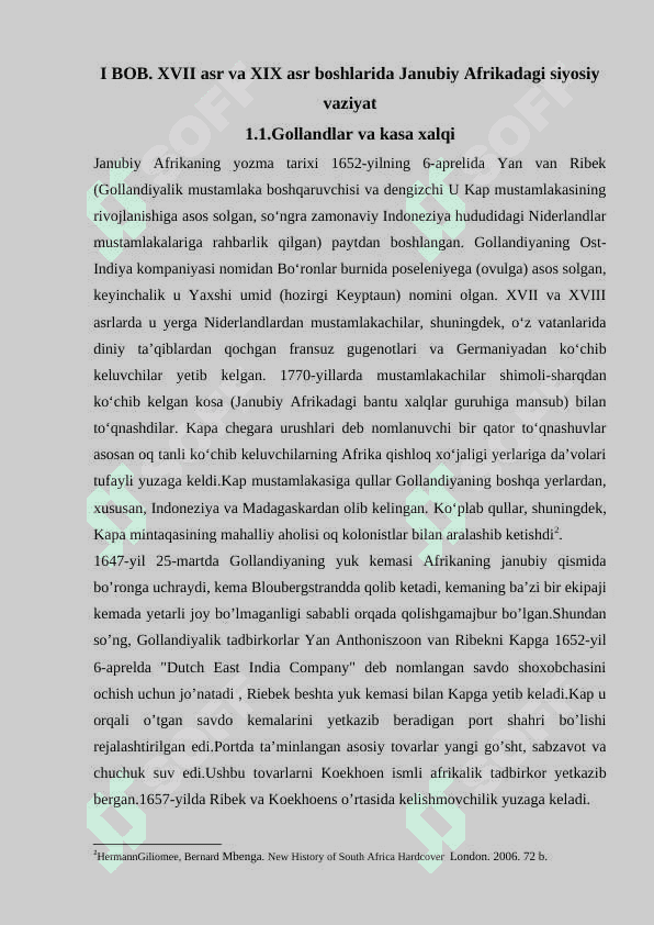 Ingliz-Bur urushlari davrida Janubiy Afrika 4