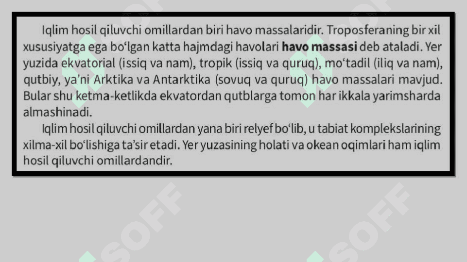 Yerning iqlim mintaqalari 3