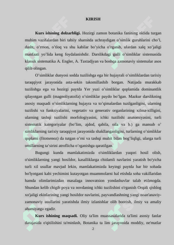Aeorfit suvo'tlarining 2